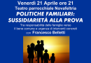 Politiche familiari, sussidiarietà alla prova