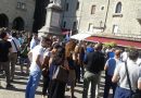 I sammarinesi sul Pianello manifestano contro il debito pubblico