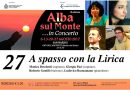 “A spasso con la lirica” per l’Alba sul monte in concerto