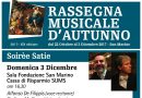 “Soirée Satie” per l’ultimo appuntamento della Rassegna d’Autunno