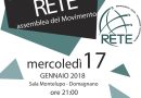 Insieme facciamo RETE: assemblea mercoledì 17 gennaio