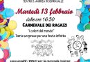 Carnevale dei ragazzi dedicato ai “Colori del mondo”