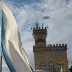 San Marino. Invito a Palazzo per assistere alla dissertazione dei professori Alessandro Campi e Michele Chiaruzzi