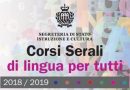 Proseguono le iscrizioni ai Corsi Serali di Lingua per Tutti