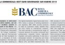 Bac: per il secondo anno consecutivo premiata “Best Governance”