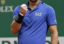 Fabio Fognini vince il torneo di Montecarlo. In finale l’azzurro ha sconfitto il serbo Lajovic in due set.