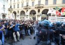 Corteo Primo Maggio a Torino, tensioni tra No Tav e polizia