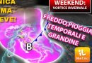 Meteo: domenica dentro un vortice invernale, sarà il giorno peggiore del weekend