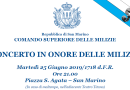 Concerto in onore delle Milizie