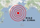 Violento terremoto nel Pacifico di Magnitudo 8.0. La terra ha tremato anche nel Senese