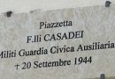 Cerimonia a ricordo dei caduti Casadei Pietro e Casadei Giuseppe (20 Settembre 1944 – 20 Settembre 2019)