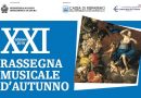 Al via la XXI Rassegna Musicale d’Autunno