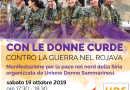 Unione Donne Sammarinesi con le donne curde e  contro la guerra nel Rojava