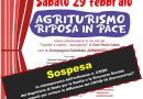 Serravalle, sospesa la commedia “Agriturismo riposa in pace”