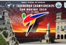 A San Marino nel 2020 la prima edizione del Campionato Europeo dei Piccoli Stati di Taekwondo