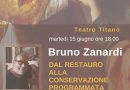 Incontri con la Storia: secondo appuntamento della rassegna, con ospite speciale il restauratore, storico dell’arte e professore universitario Bruno Zanardi