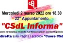 Guerra in Ucraina, vicenda “La Serenissima”, contratti, pensioni, al centro di “CSdL Informa” di domani