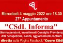 Domani “CSdL Informa” con un ricco programma di argomenti