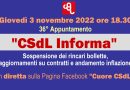 Aumenti sospesi delle bollette, se ne parla domani a “CSdL Informa”