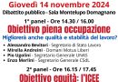 Lavoro e ICEE, quali obiettivi? Giovedì 14 novembre 