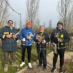 Lorenzo Mularoni e Alessandro Antonini sul podio alla Coppa dei Campioni Trota Lago a coppie