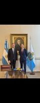 Incontro bilaterale a Buenos Aires fra il Segretario di Stato Teodoro Lonfernini e il suo omologo alla Istruzione, Carlos Torrendell