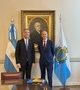 Incontro bilaterale a Buenos Aires fra il Segretario di Stato Teodoro Lonfernini e il suo omologo alla Istruzione, Carlos Torrendell