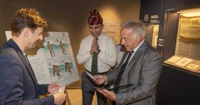 Poste San Marino incontra il segretario militare della Presidente dell’India