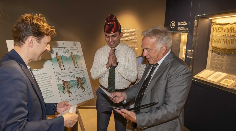 Poste San Marino incontra il segretario militare della Presidente dell’India
