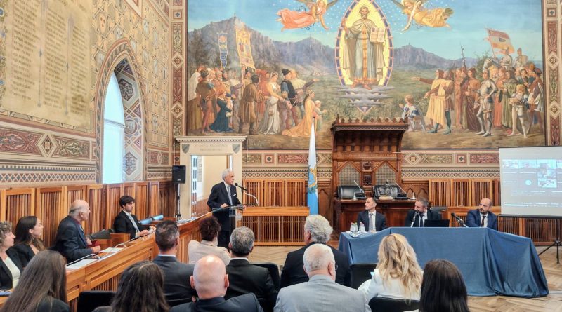 Intervento dell’Ing. Nicola Barone al Corpo Diplomatico e Consolare sammarinese