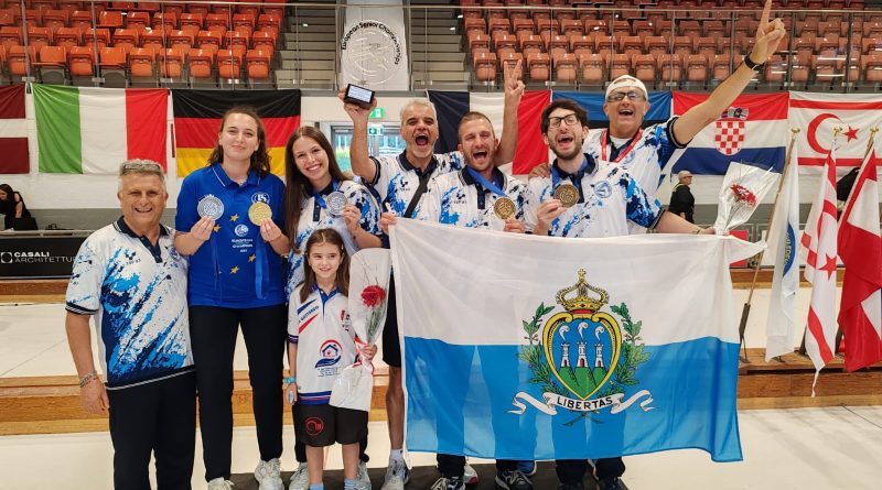 Dall’Europeo di bocce oro, argento e bronzo per la Nazionale sammarinese