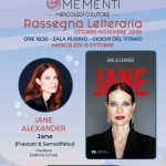 Jane Alexander presenta l’autobiografia ‘Jane’ in occasione di ‘Mementi – Mercoledì d’Autore’