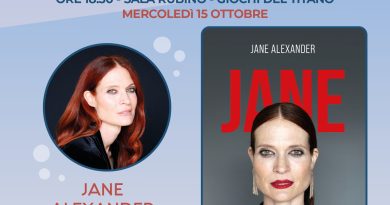 Jane Alexander presenta l’autobiografia ‘Jane’ in occasione di ‘Mementi – Mercoledì d’Autore’