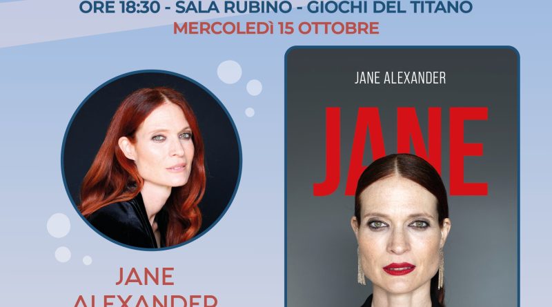Jane Alexander presenta l’autobiografia ‘Jane’ in occasione di ‘Mementi – Mercoledì d’Autore’