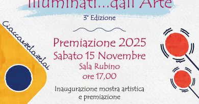 “Illuminati… dall’Arte”: torna il concorso Alberto Rino Chezzi con la cerimonia di premiazione 2025