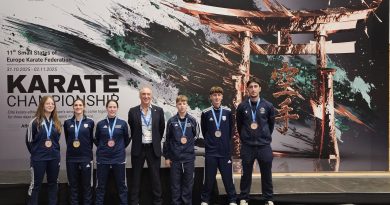 Il karate sammarinese torna dal Campionato europeo dei piccoli Stati con otto medaglie