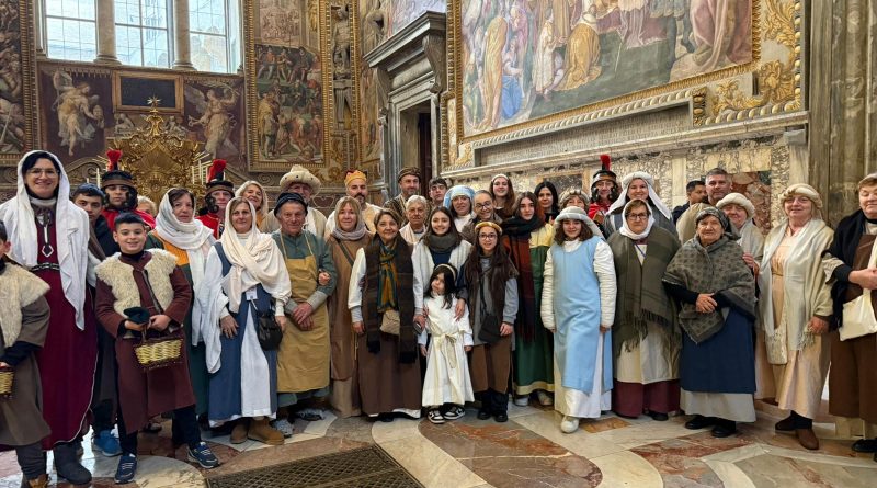 San Marino in Vaticano: il Presepe Vivente di Montegiardino porta la spiritualità del Titano nell’evento record a Roma