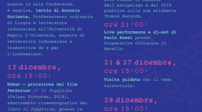 Translating Pram: un dicembre di incontri, cinema e musica. Il programma pubblico di Palazzo Graziani