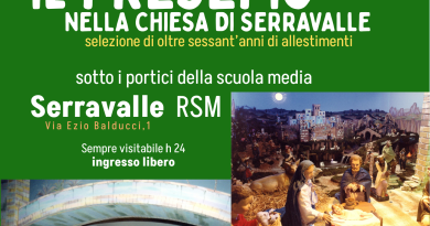 Fino al 16 gennaio, la mostra fotografica IL PRESEPIO NELLA CHIESA DI SERRAVALLE, dedicata ai presepi realizzati da oltre settant’anni
