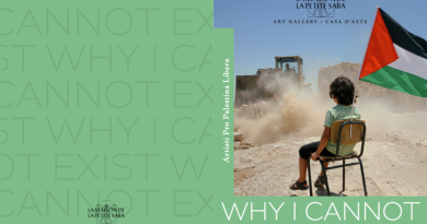 La Maison de la petite Sara: sei artisti al Kursaal in mostra per la Palestina a corollario di un’interessante asta/esposizione