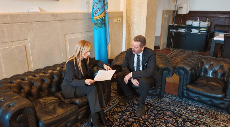 Rapporti San Marino–Italia, vertice a Palazzo Begni: annunciata la visita del viceministro Leo