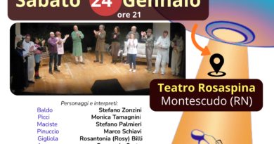 La commedia “CHI CUI CRED MI MARZIEN?” va in trasferta a Montescudo sabato 24 gennaio