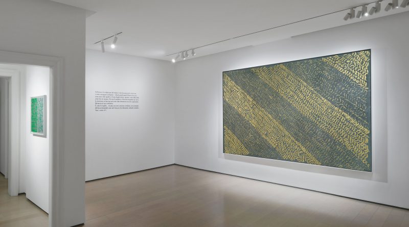 La mostra “Carla Accardi, oroargento” in corso alla Galleria dello Scudo, questa sera su Sky Arte