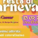 Festa di carnevale a Borgo con i Volontari Civici nei Castelli