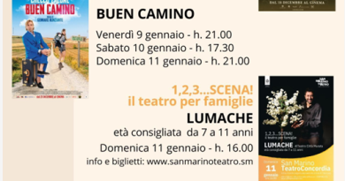 Programmazione cinema Concordia dall’8 al 14 gennaio