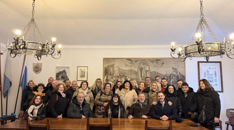 Delegazione di Arbe a San Marino ospite della Giunta di Città