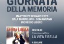 L’invito della Giunta di Domagnano per la Giornata della Memoria