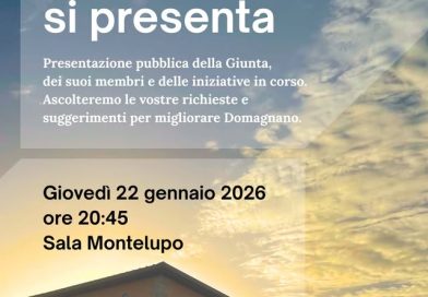 Primo incontro con i cittadini per la Giunta di Domagnano