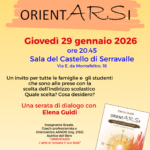 ORIENTARSI – Incontro a Serravalle con: Elena Guidi, insegnante, autrice del libro “Orientarsi – L’arte di trovare il tuo Sole”.