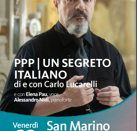 CARLO LUCARELLI al Teatro Nuovo con “PPP | UN SEGRETO ITALIANO”